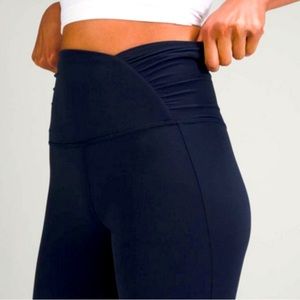 Lululemon Align Ruched Waist Pant length 25" - True Navy - Size 2